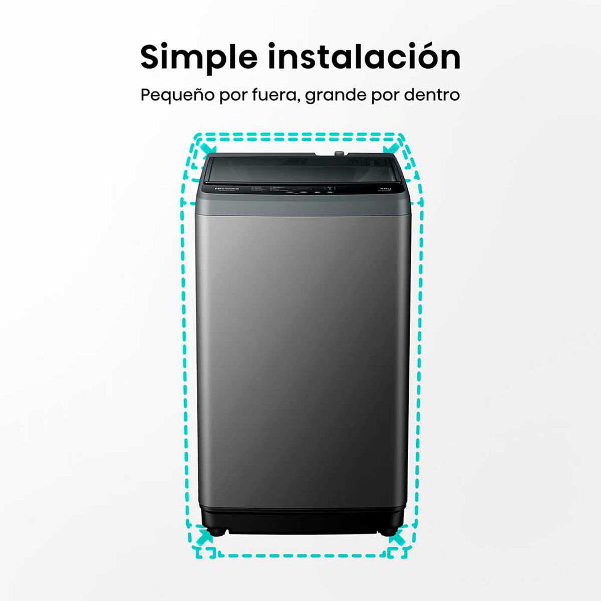 Lavadora Hisense WT1D1030UT 10KG