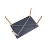 Mesa de Comedor Fm Furniture M-160 Negro Café Claro