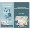 Mochila Maternal Impermeable con Usb Lubabycas Azul