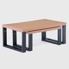 Mesa de Centro Roca Yulton Roble Negro