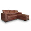 Seccional Derecho Muebles MPR Denver 4 Cuerpos Caf&eacute;