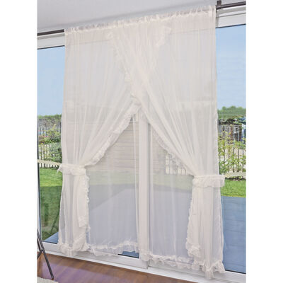 Imagen 1 del producto Juego Velos Doral Romántico 220 x 200 cm Crudo