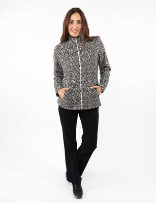 Imagen 2 del producto Polerón Mujer Portman Club Animal, Azul, Beige, Negro, Rosado