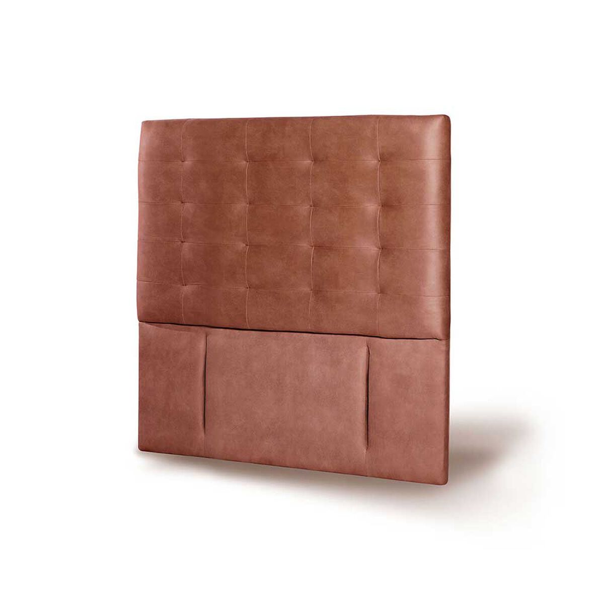 Respaldo Latam Home 1,5 Plazas Napoles Cuero Tabaco