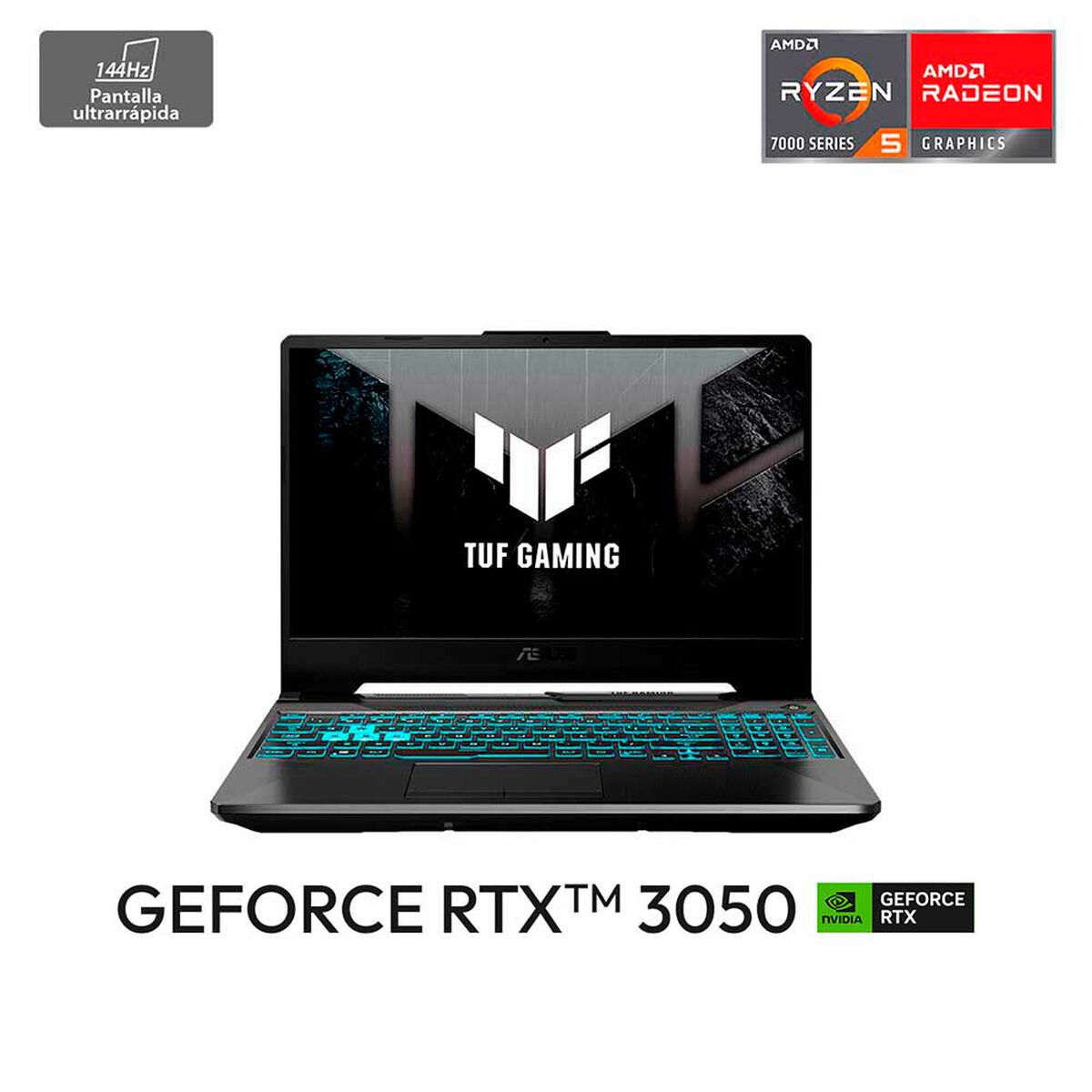 Notebook Gamer Asus TUF Gaming A15 AMD Ryzen 5 16GB RAM 512GB SSD 15,6" NVIDIA RTX 3050