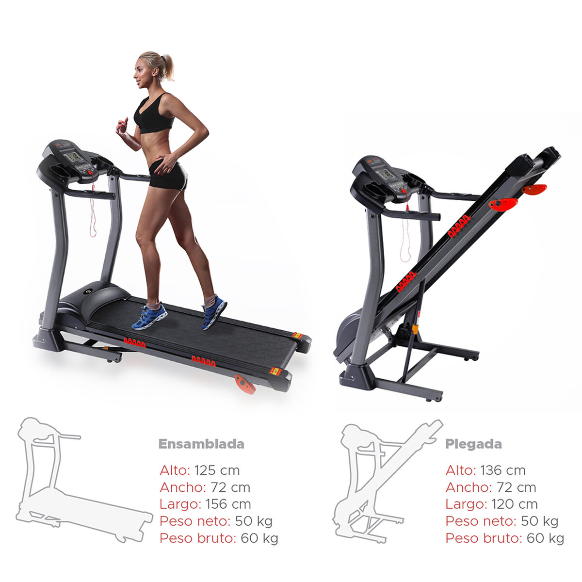 Trotadora K-FIT