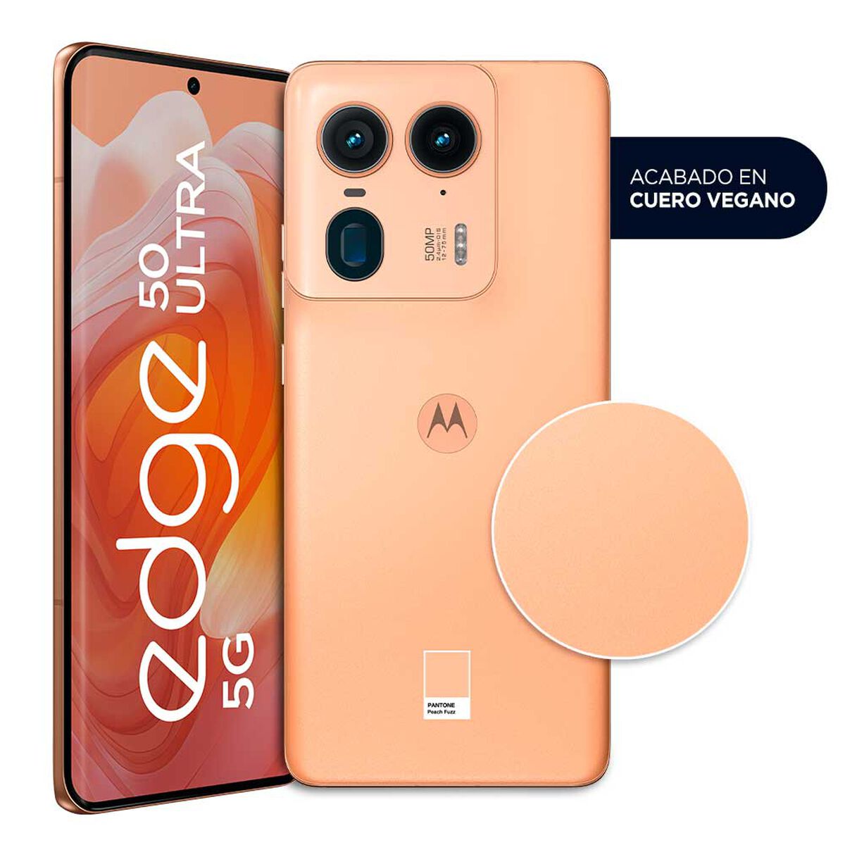 Celular Motorola Moto Edge 50 Ultra 512GB 6,7" Peach Fuzz Liberado