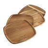 Set Parrillero Wayu Juego de Utensilios + Platos de Madera + Mix de Sales + Caja Fósforos
