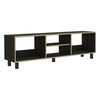 Rack TV TuHome Nomik Texas Negro Hasta 70"