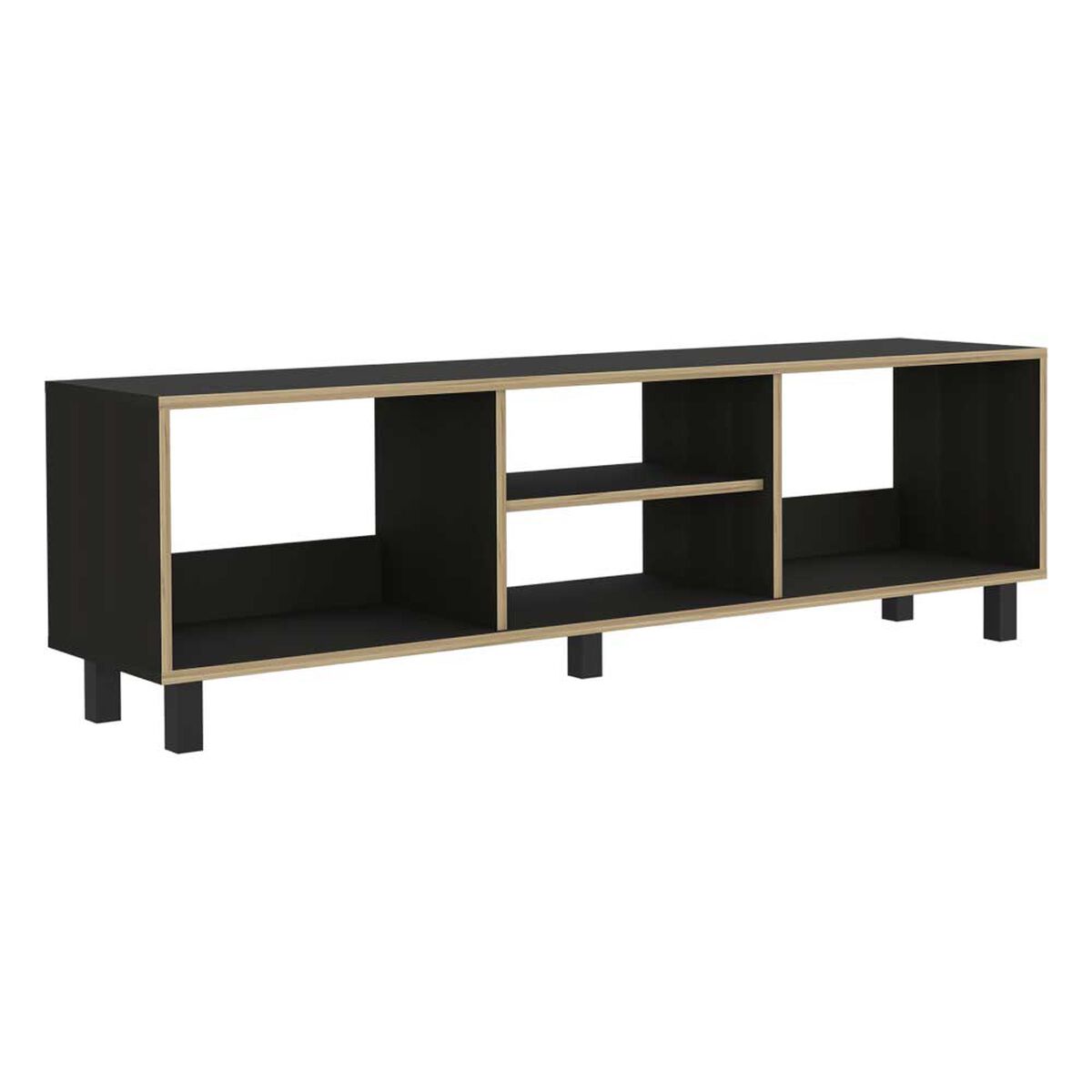 Rack TV TuHome Nomik Texas Negro Hasta 70"