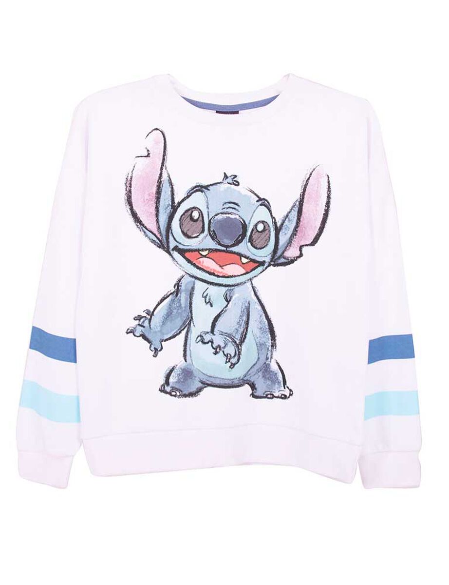Polerón de Algodón Niña Stitch