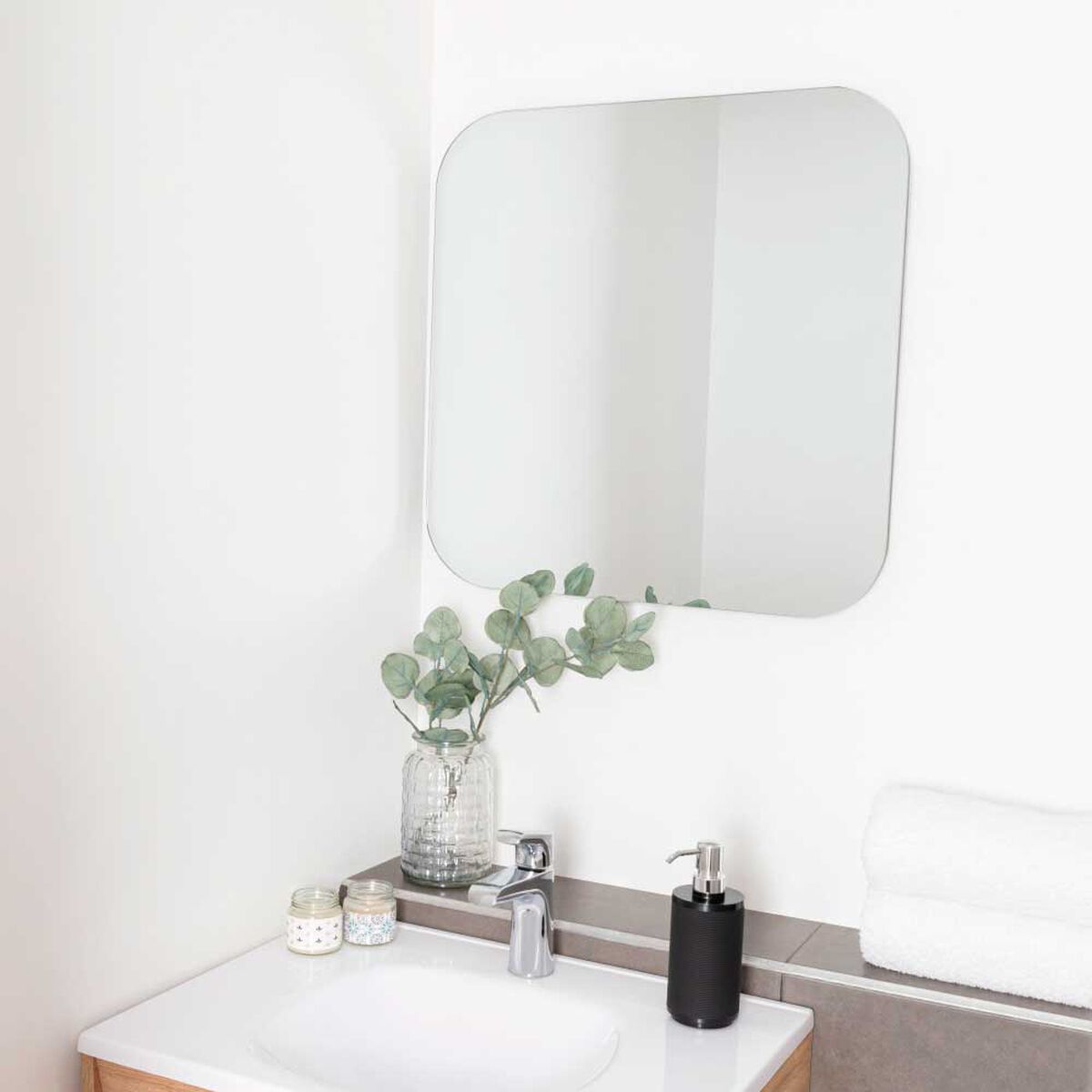 Espejo Tuhome Lia Cuadrado 60x60cm