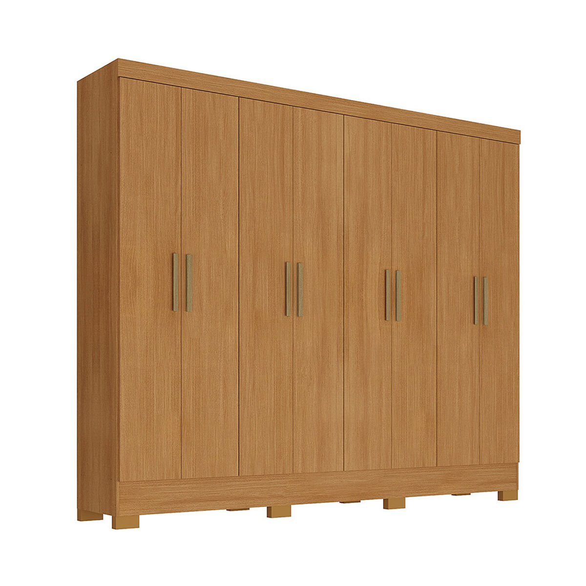 Closet Di Poretti Design Andorra 4 Cajones 8 Puertas Caf&eacute; Claro