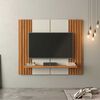 Panel TV Roca Iguapé Hasta 60" Blanco Roble