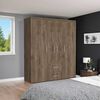 Closet Tuhome Bariloche 2 Cajones 4 Puertas Bellota-Blanco