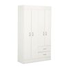 Closet Stanford 4 Puertas 2 Cajones Blanco