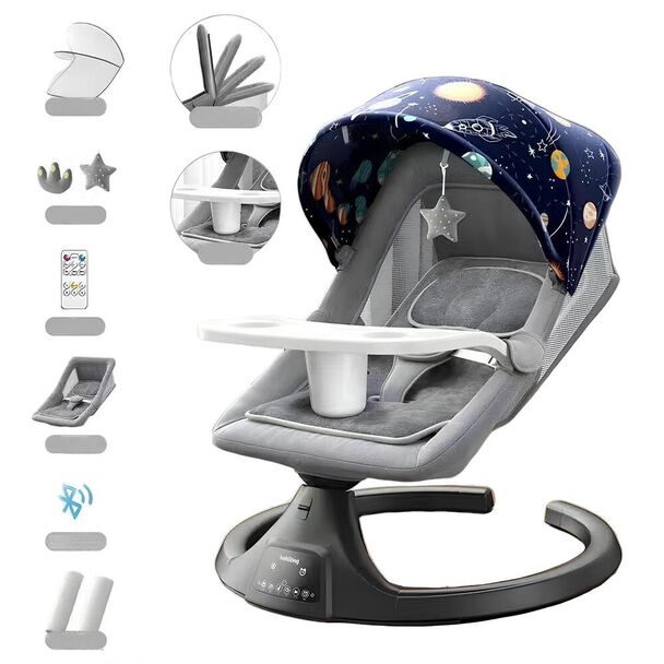 Mecedora Eléctrica Reclinable Bluetooth Lubabycas Universo