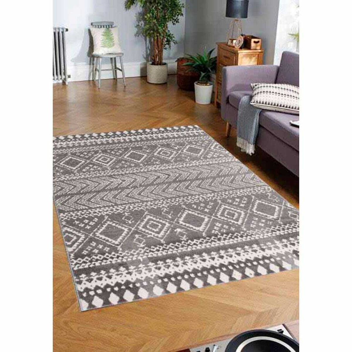 Alfombra Interior Idetex Heatset Ethnic 133 x 180 cm