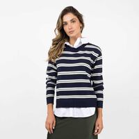Sweater Mujer Zibel Azul