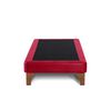 Base Europea Dividida Latam Home 1,5 Plazas Zen Cuero Rojo