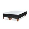 Cama Europea Latam Home 2 Plazas Zen Pro Negro
