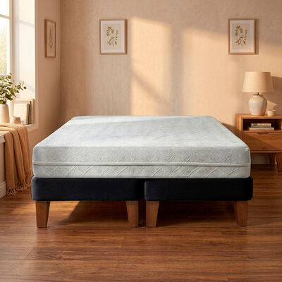 Cama Europea Latam Home 2 Plazas Zen Best 190 cm Negro