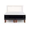 Cama Europea CIC Base Dividida King S&uacute;per Permium + Respaldo Danubio