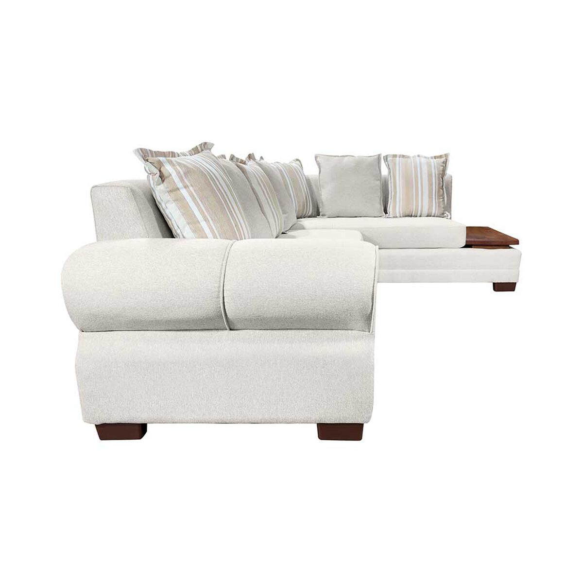 Sof&aacute; Seccional Living Factory Dakota 6 Cuerpos Beige