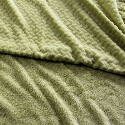 Imagen 2 del producto Frazada de Poliéster Mashini King Liso Verde Oliva