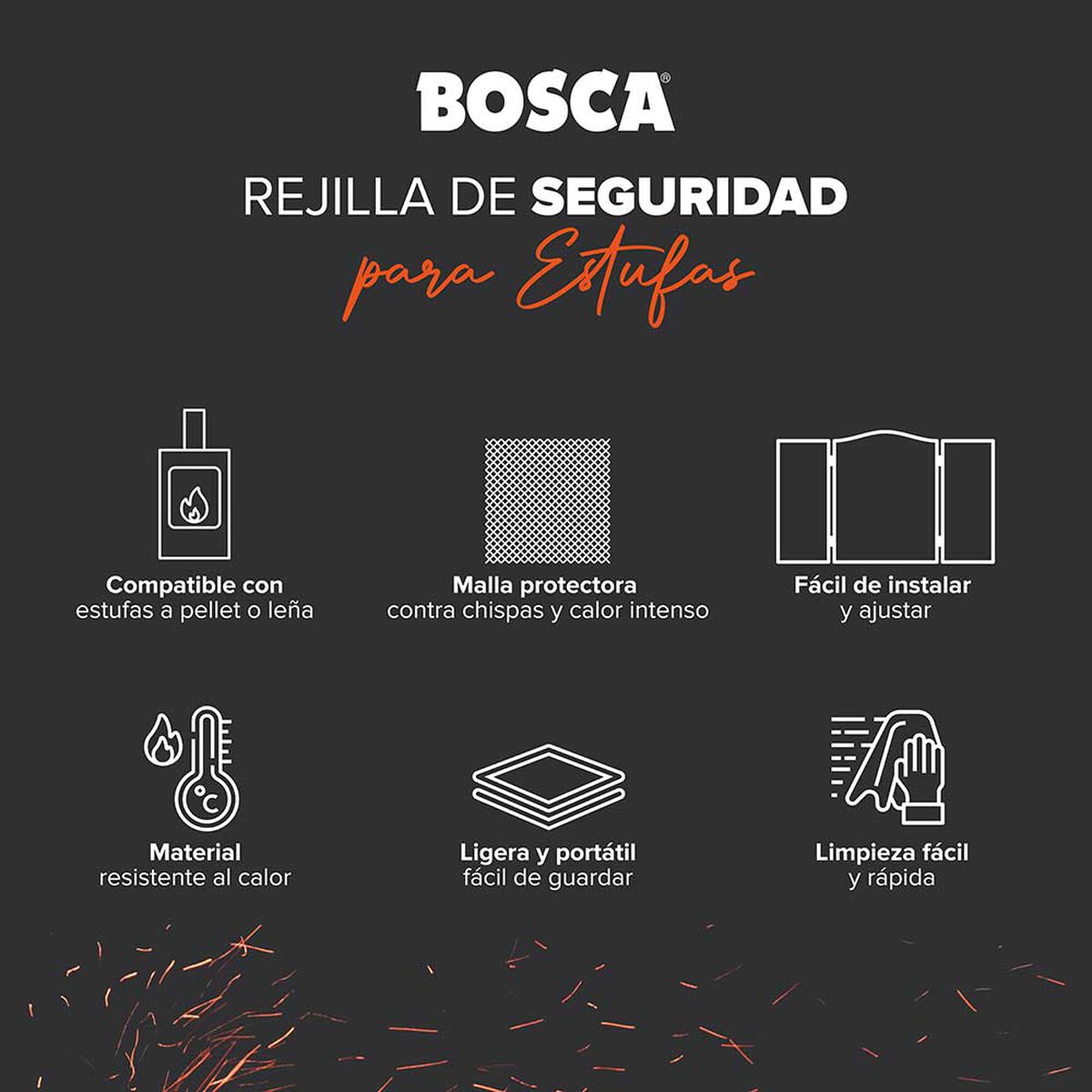 Pantalla Proteccion Rejilla Metalica &nbsp;L101.5 x H 60
