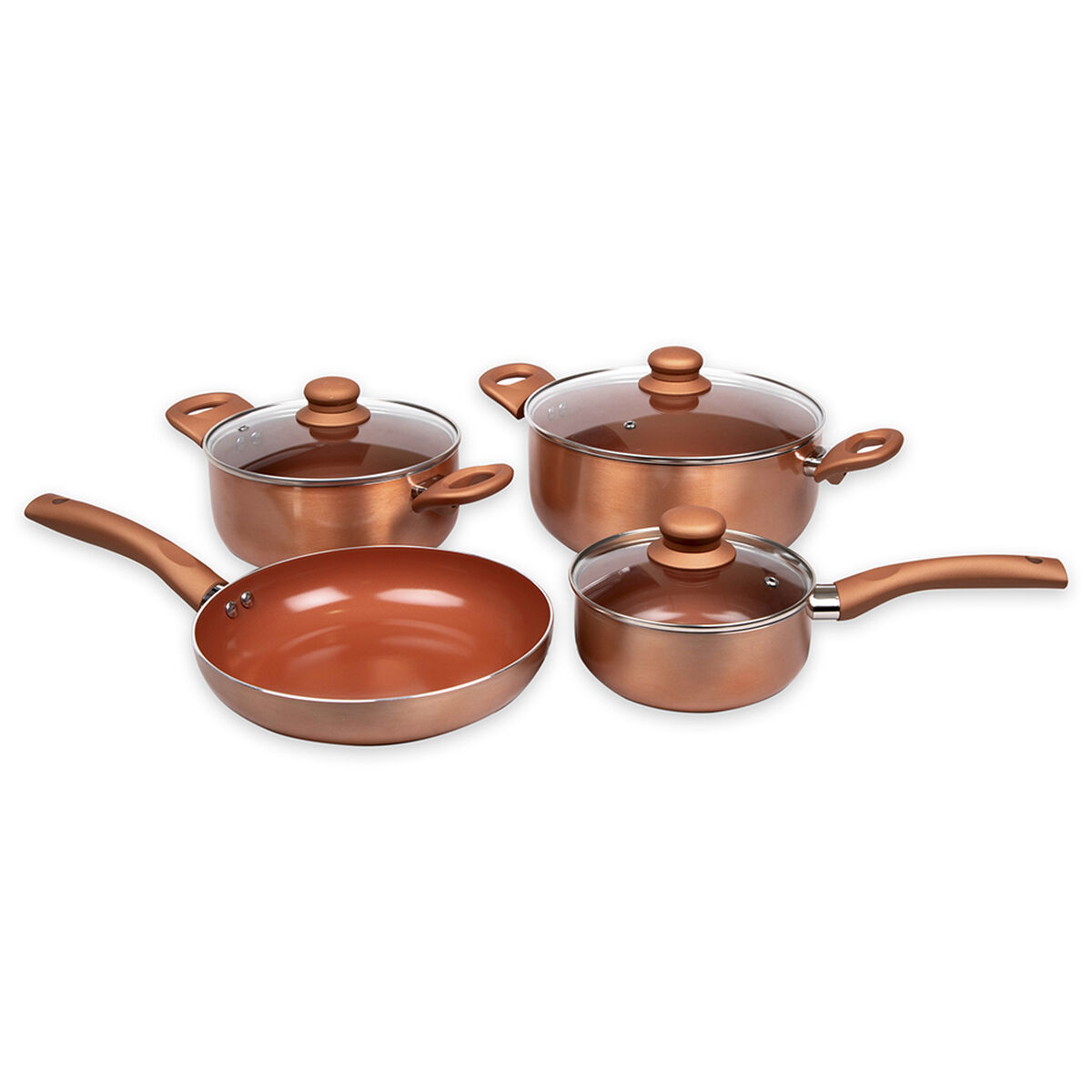 Bater&iacute;a Doral New Montecarlo Acero Inoxidable 7 Piezas