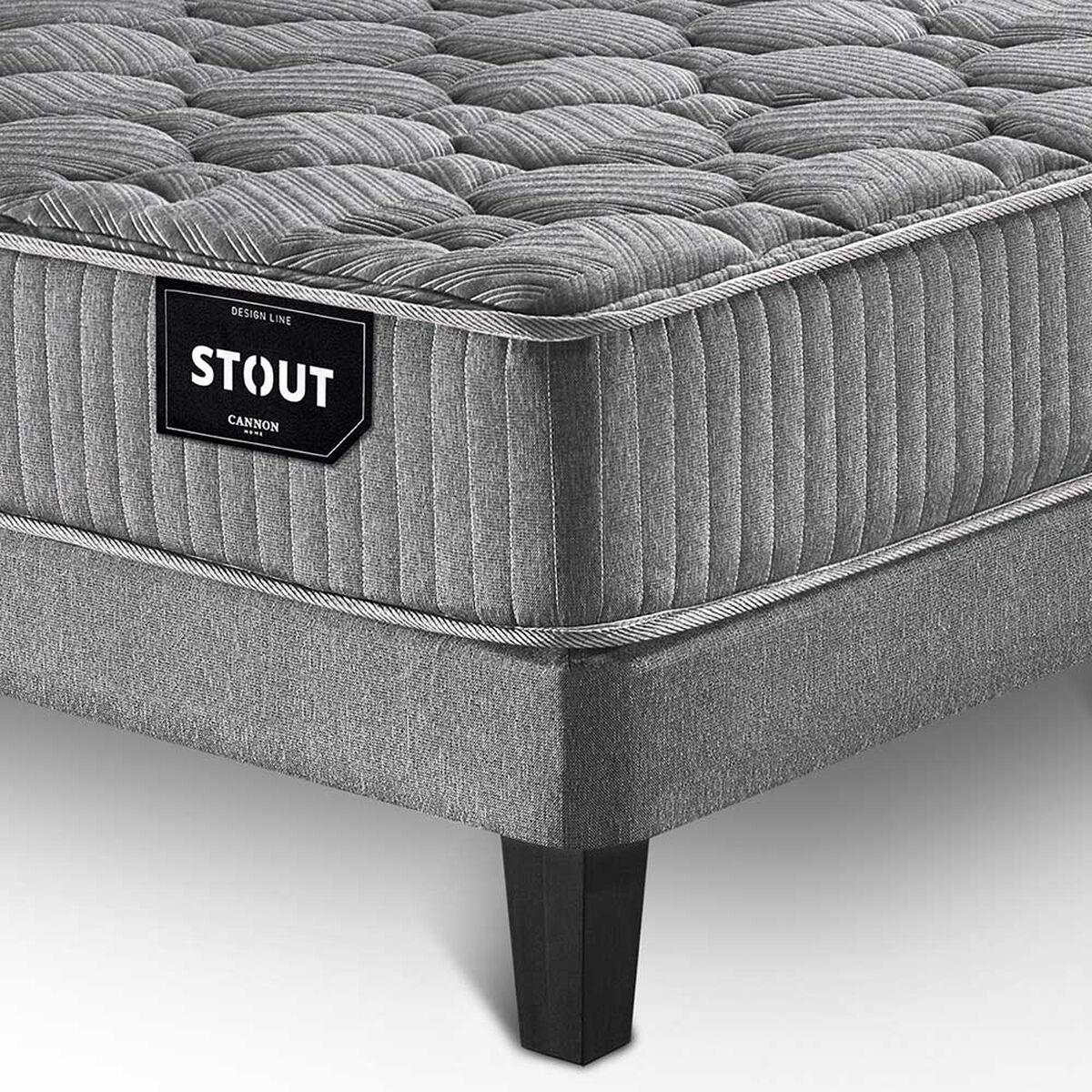 Cama Europea Cannon 1,5 Plazas Stout