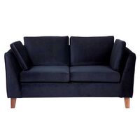 Sofá Barra Design Estocolmo 2 Cuerpos Negro