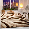 Alfombra Modalfo Exclusive Figuras Linéales Café 150x200 cm