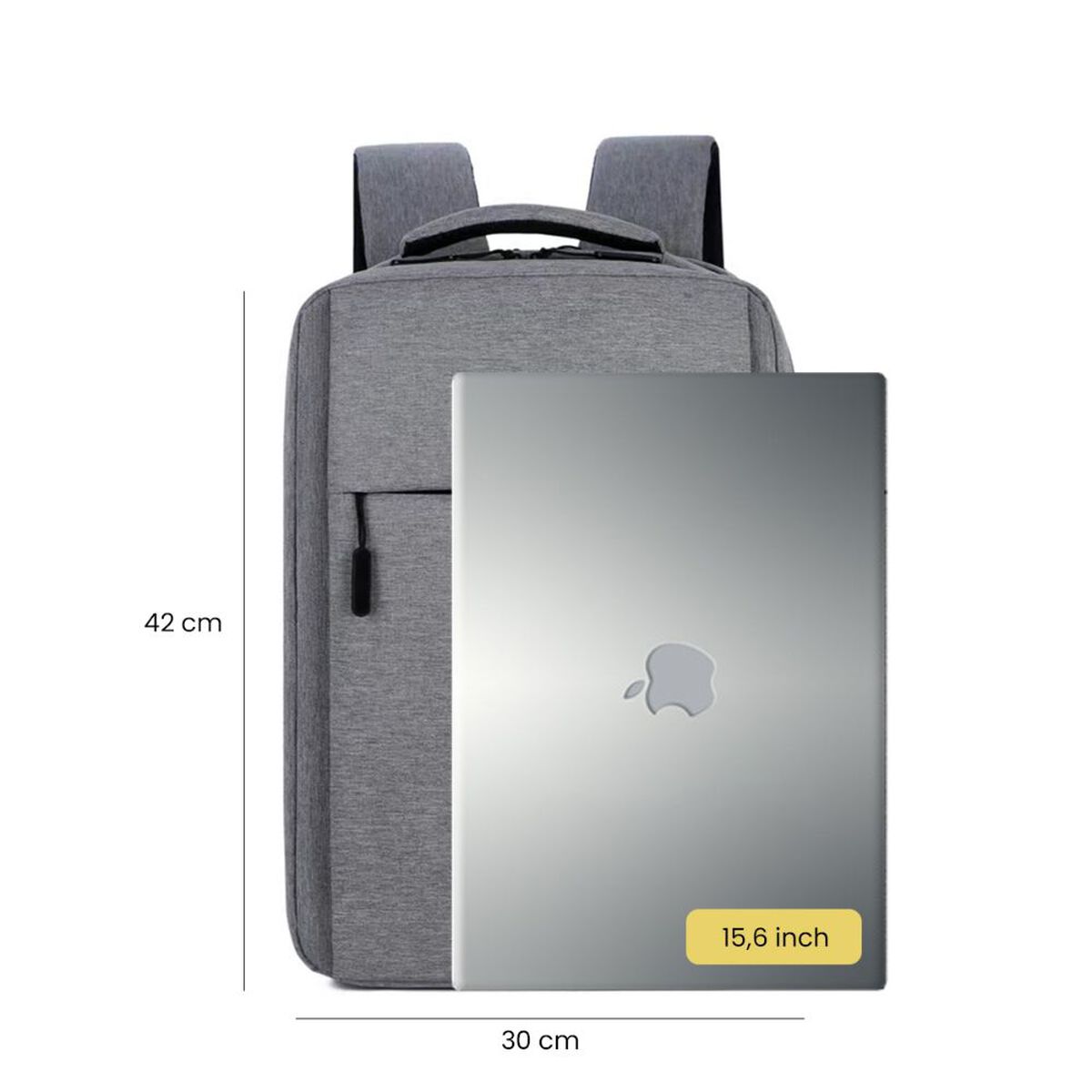 Mochila para Notebook Levo 15,6" Gris