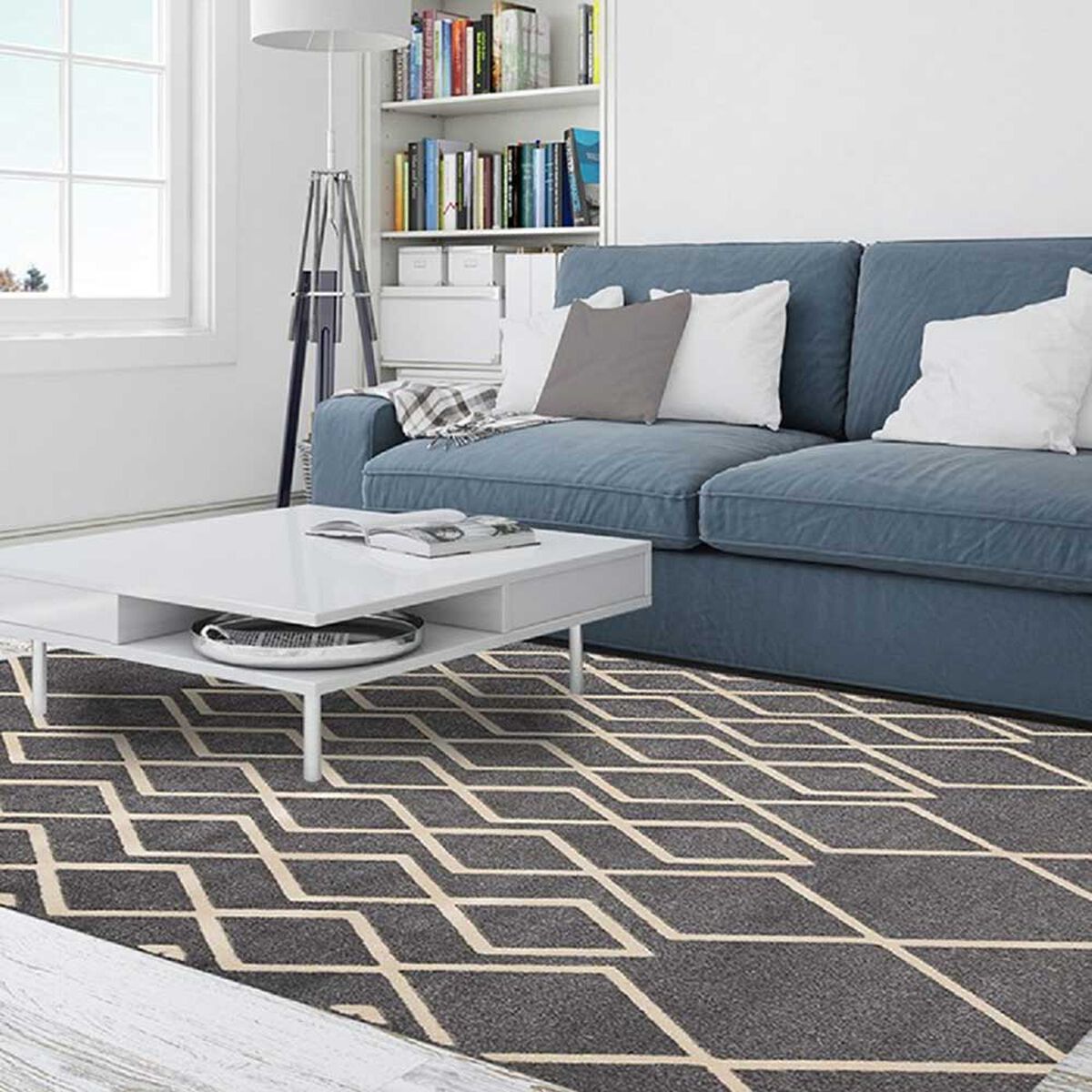 Alfombra Heatset Idetex Mavi Gris 160 x 230 cm
