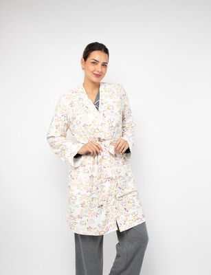 Imagen 1 del producto Bata Mujer Zibel Crudo, Rosa