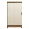 Clóset Casanova Fit 2 Puertas Correderas Jequitiba Blanco