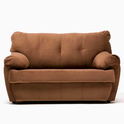 Imagen 1 del producto Sofá Cabsur Caburga 2 Cuerpos Felpa Chocolate