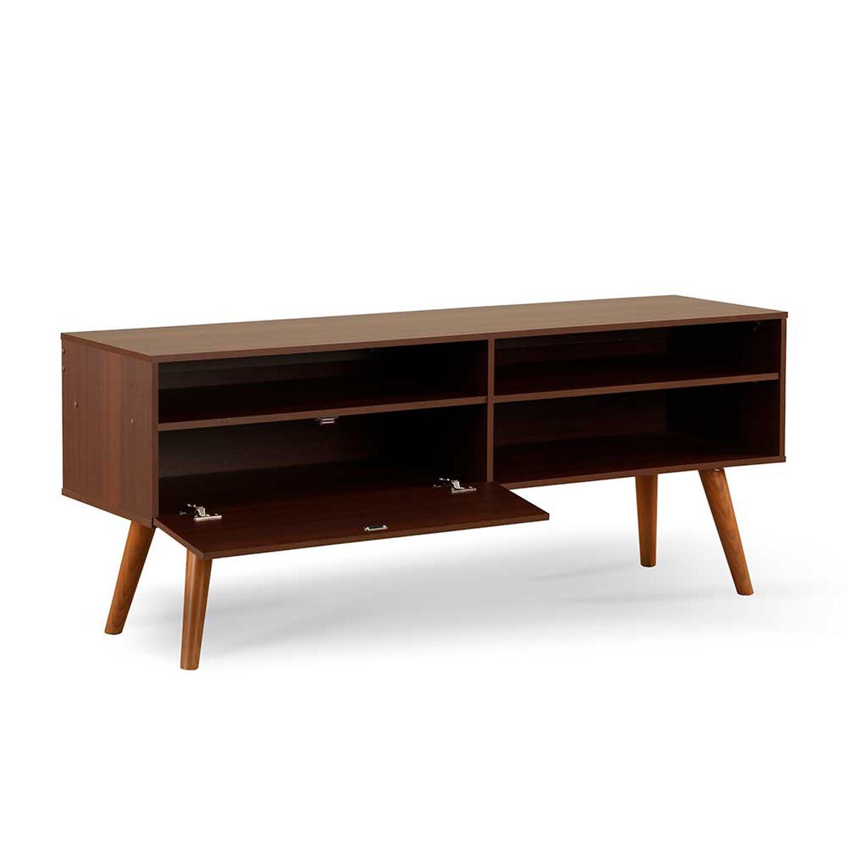 Rack TV Stanford 1 Puerta 2 Repisas Hasta 60" Chocolate