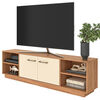Rack TV Vekkahome Nova Hasta 70" Caf&eacute; Beige