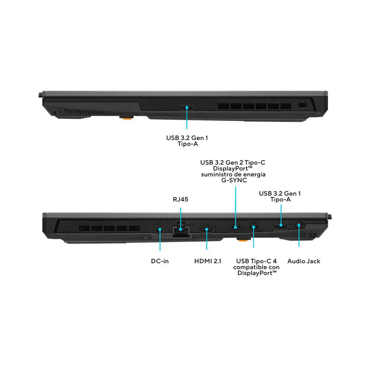 Asus Notebook Gamer TUF Gaming A15 FA507NV-LP052W AMD Ryzen 7 16GB 512GB SSD 15,6" NVIDIA RTX 4060