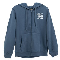 Polerón con Gorro Niño Cutback Azul, Marengo