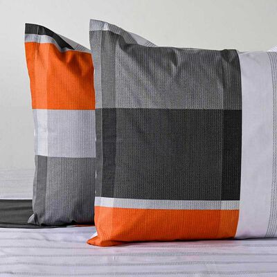 Imagen 2 del producto Juego de Sábanas American Family 144 Hilos King Franjas Cafe