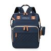 Mochila Maternal Lubabycas Impermeable con Accesorios Azul