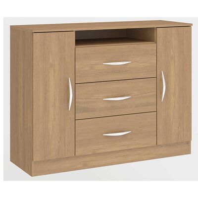 Imagen 1 del producto Cómoda Exit 32TVRO 3 Cajones 2 Puertas Roble
