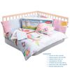 Set Cuna 5 Piezas Pajarito Rosado Bebesit