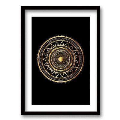 Cuadro Decorativo Retela Mandala I 50 x 35 cm