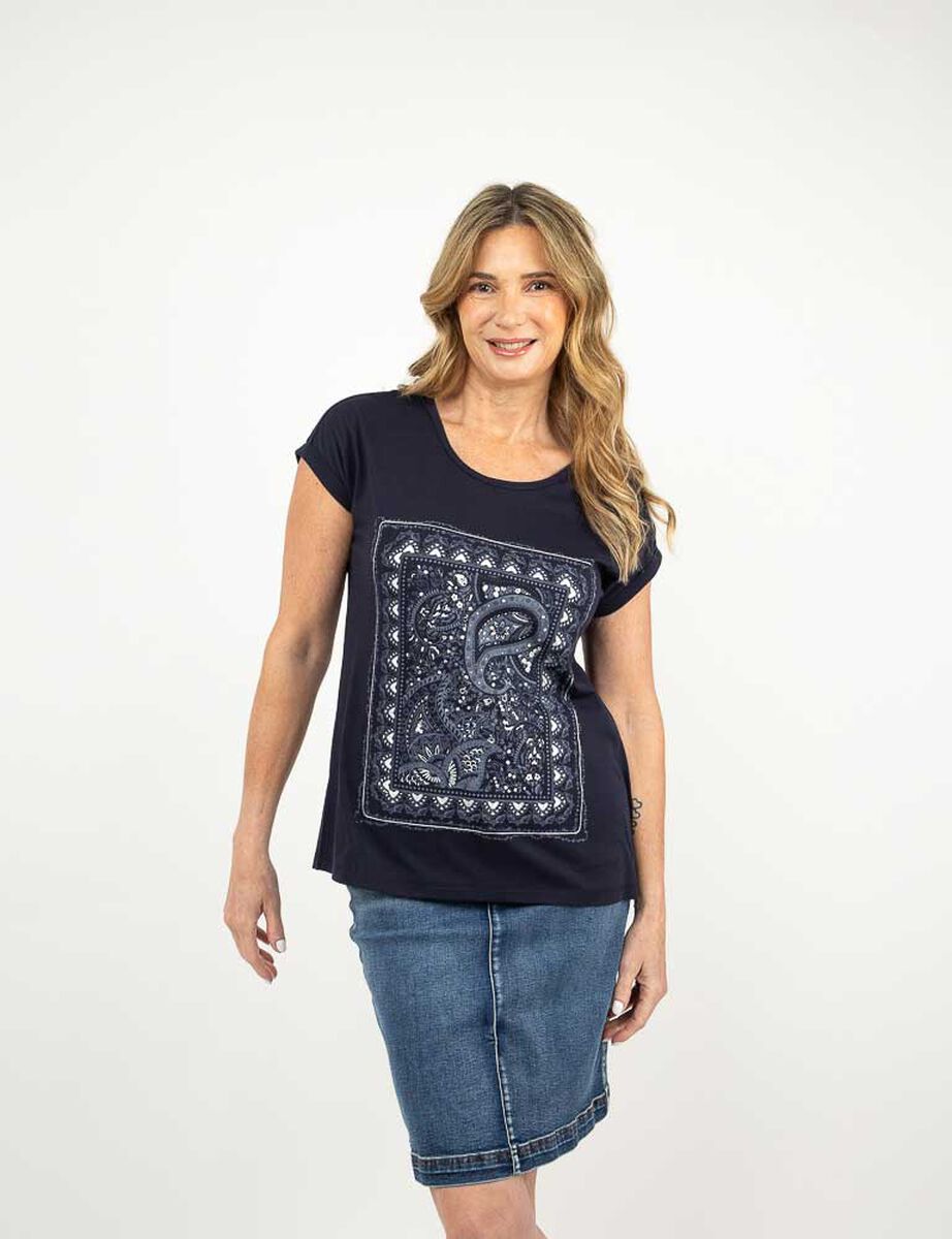 Polera Manga Corta Mujer Portman Club