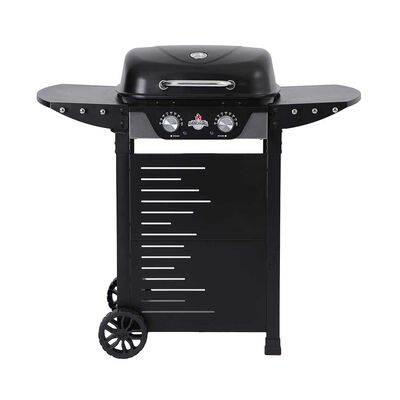 Parrilla Eléctrica American Grill 2 Quemadores Manhattan Black